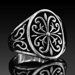 Handmade Ottoman Sterling Silver Men&#39;s Ring