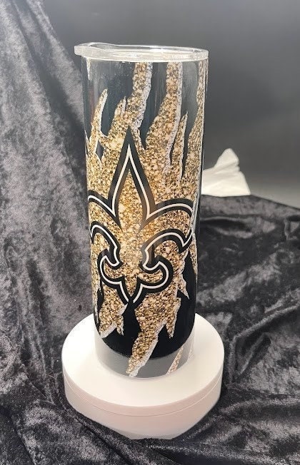 Ladies Women Girls New Orleans Saints Inspired Tumbler Cup 
