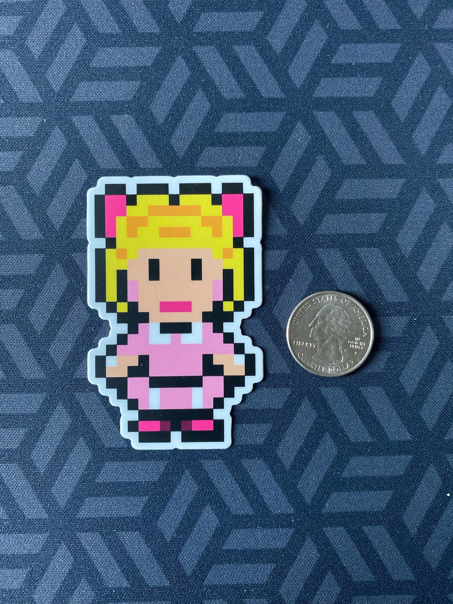Pixel Paula Earthbound Sticker, SNES Sticker, Earthbound Vinyl Sticker ...