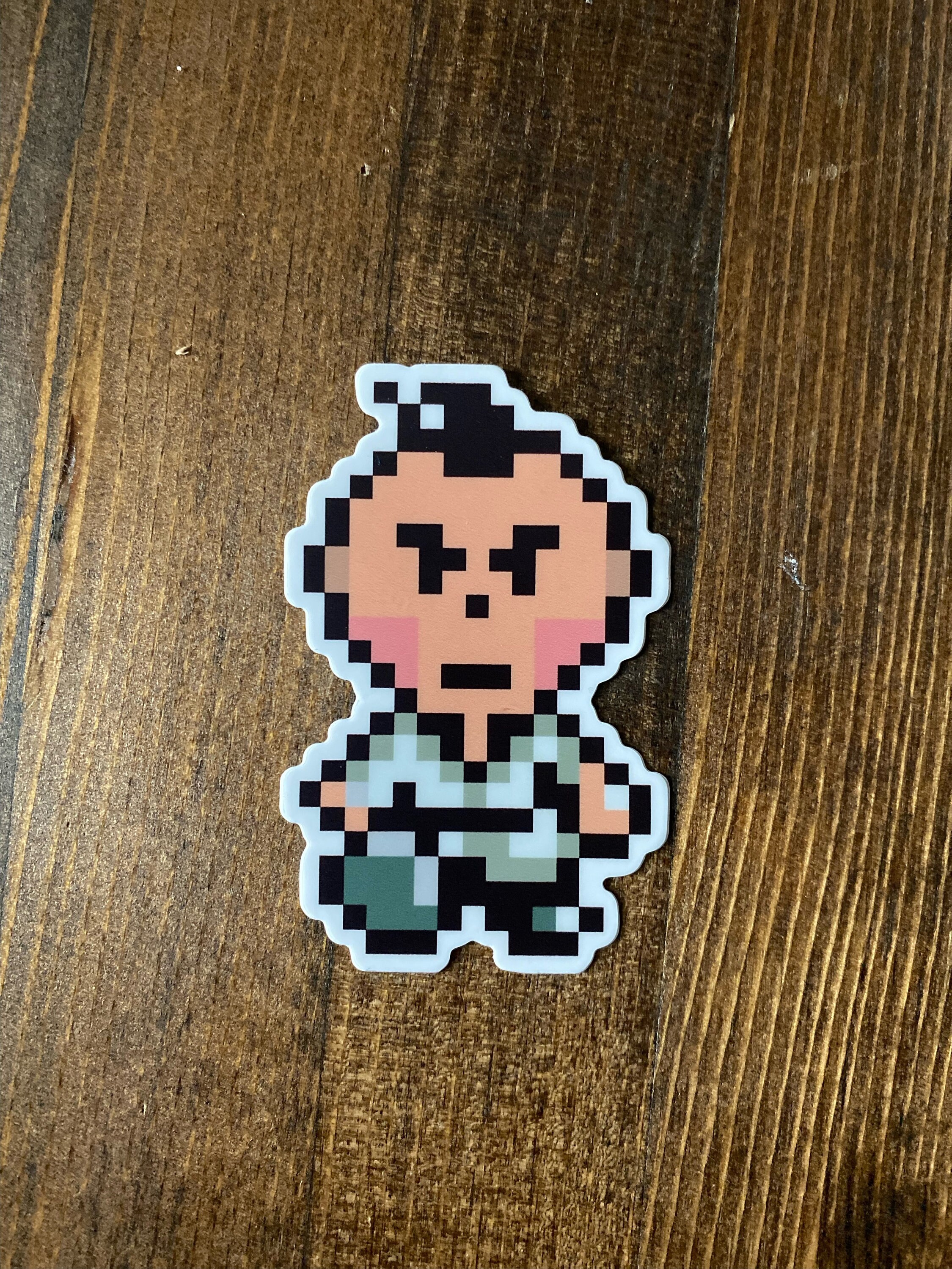 Pixel Prince Pixel Prince Poo Earthbound Sticker, SNES Sticker, Earthbound Vinyl ...