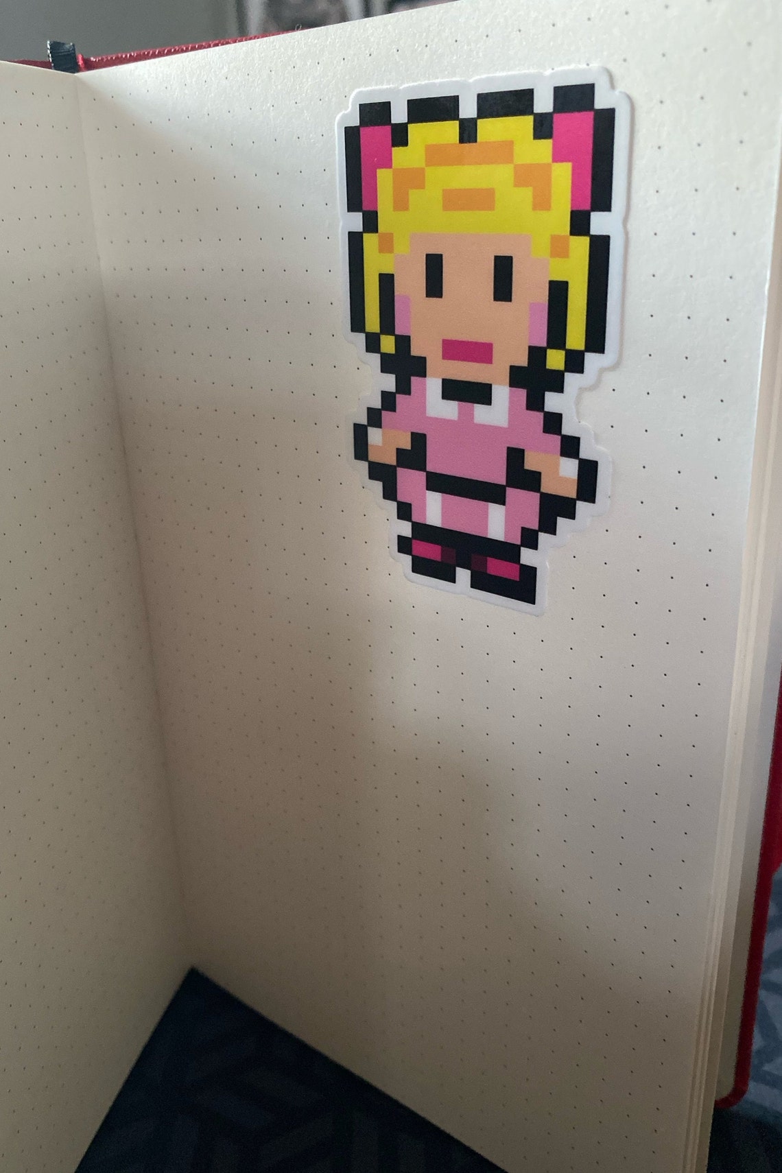 Pixel Paula Earthbound Sticker, SNES Sticker, Earthbound Vinyl Sticker ...