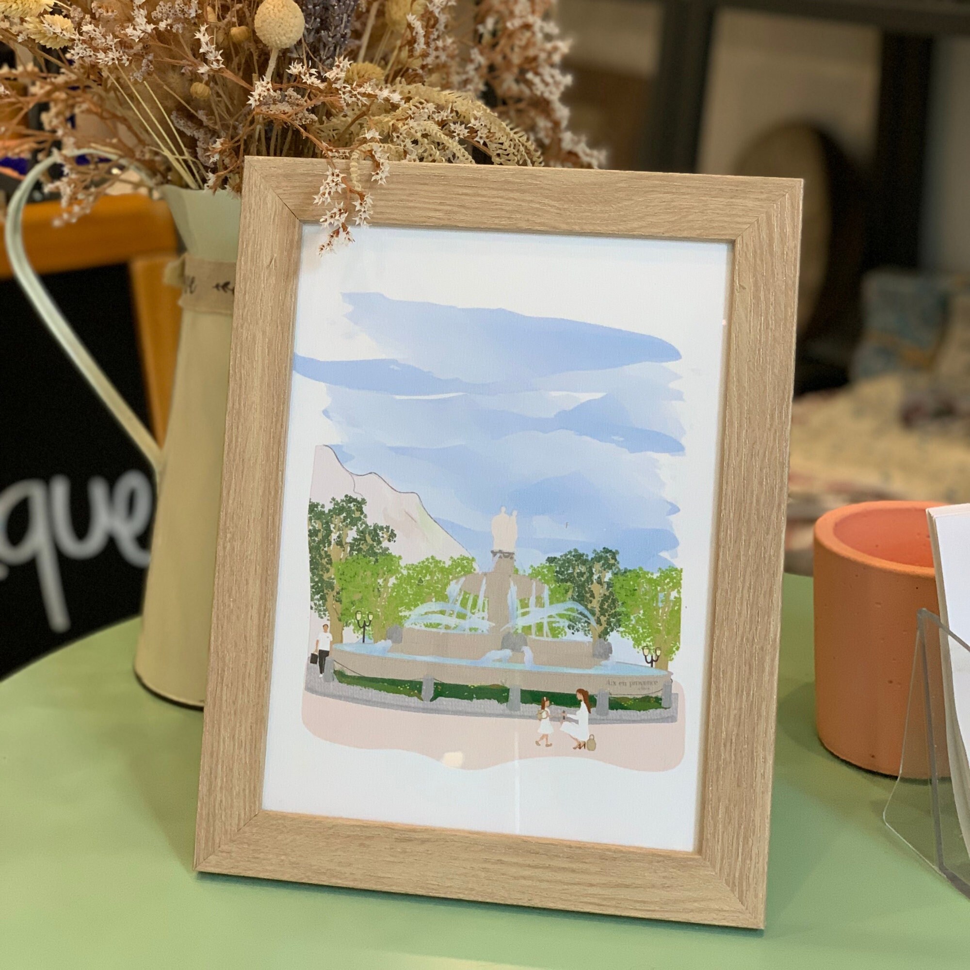 Tableau - Aix-En-Provence, La Rotonde