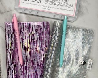 Faith Savings Challenge | A6 Binder, Scripture Tracker, Cash Envelopes