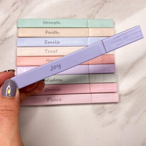 Faith Highlighters Set of 10 | Pastel Theme | Inspirational Word Highlighters | Bible Study Supplies | Budgeting Highlighters