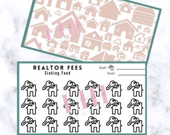 A7 Realtor Fees Savings Tracker: Home Buying Fund (Digital Download)