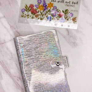 meteor shower a6 binder in white