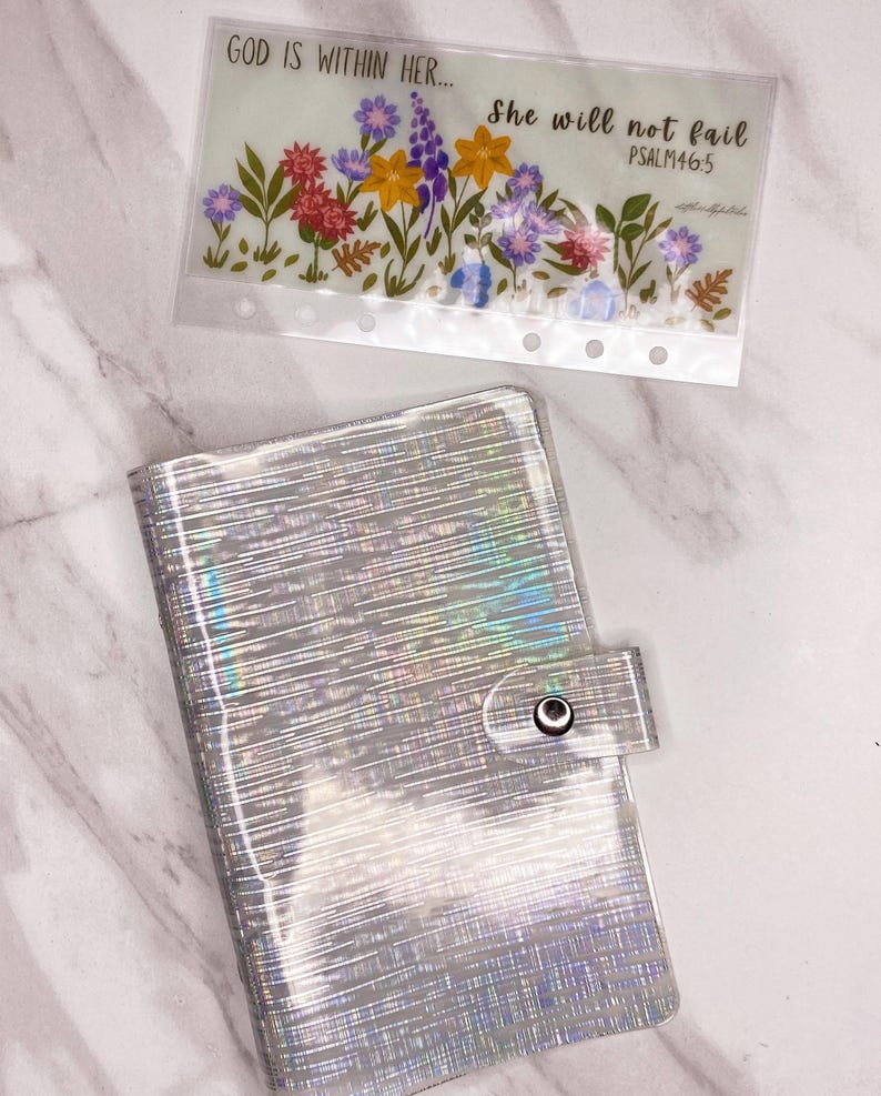 meteor shower a6 binder in white