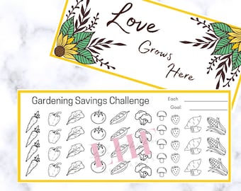 A6 Garden Savings Tracker: Budgeting Printable (Digital Download)
