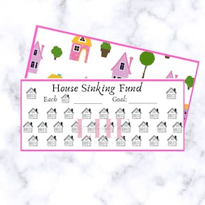 A6 House Savings Challenge: Dream Home Tracker (Digital Download)