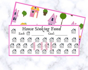 A6 House Savings Challenge: Dream Home Tracker (Digital Download)