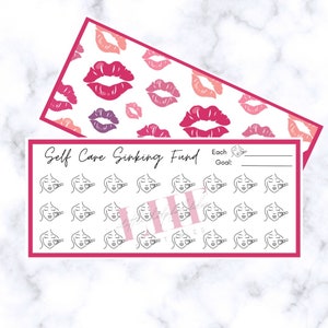 A6 Self Care Savings Tracker: Beauty Fund Challenge (Digital Download)