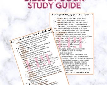 Chronological Bible Reading Plan: Old & New Testament Summary (Digital Download)