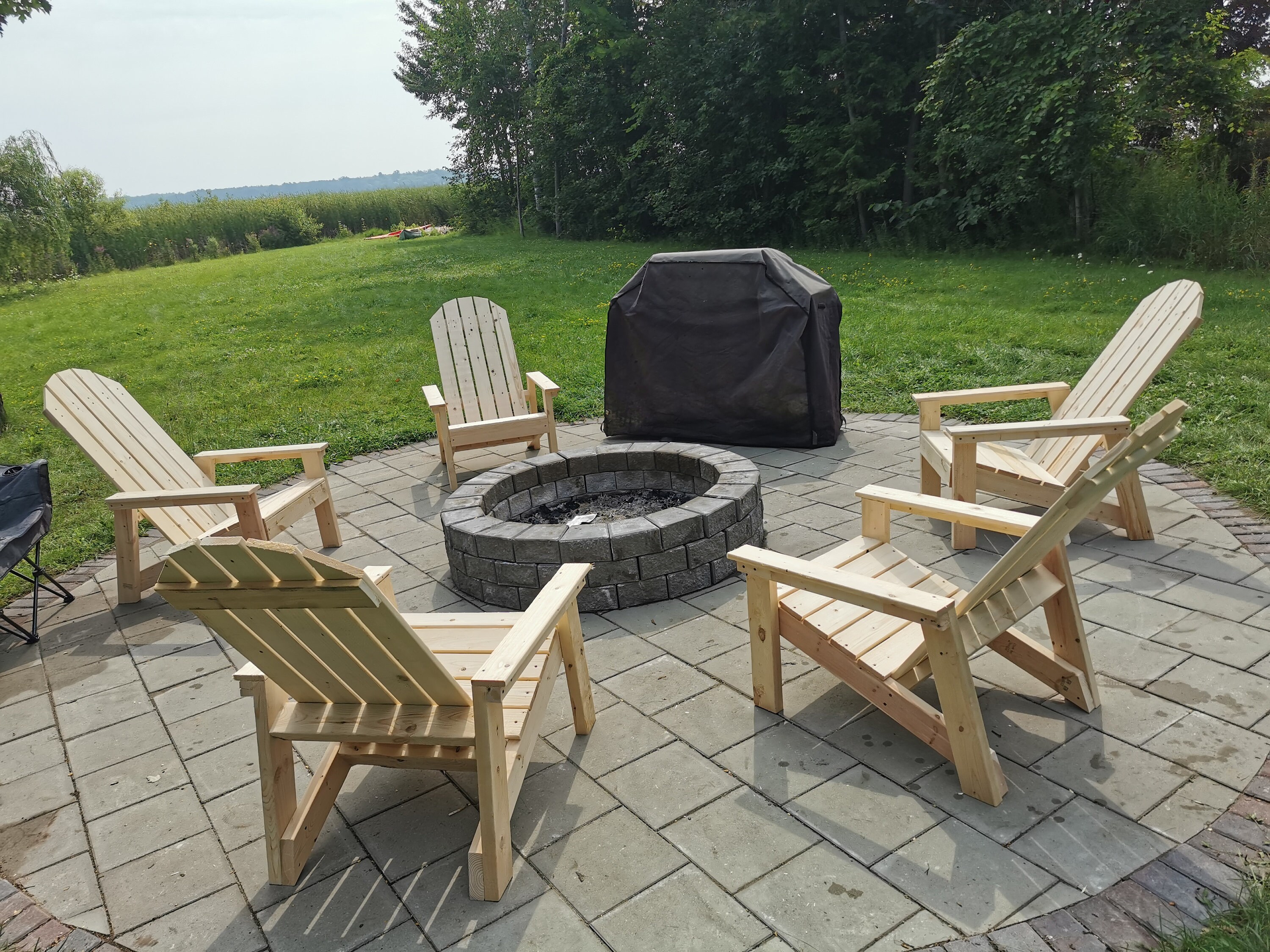 Pine muskoka chair new arrivals