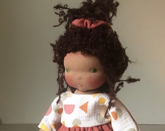 Maliya, Waldorfpuppe, Puppe, Stoffpuppe, Doll, waldorfinspired, Puppe nach Waldorfart, Maikind, Maipuppe