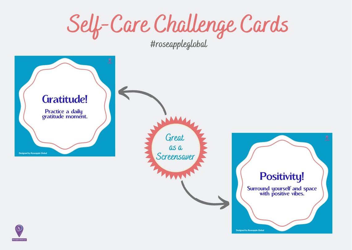 Printable Self-care Card Deck Self-care Cards Self-care - Etsy