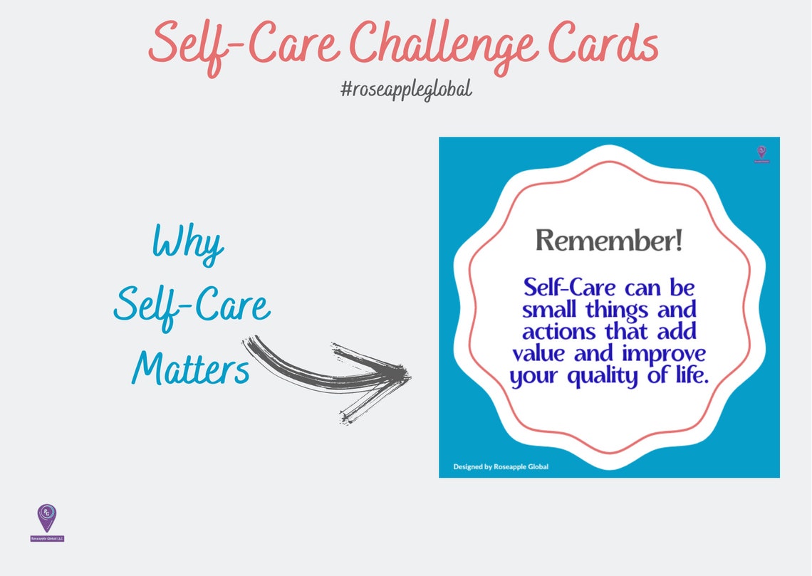 Printable Self-care Card Deck Self-care Cards Self-care - Etsy