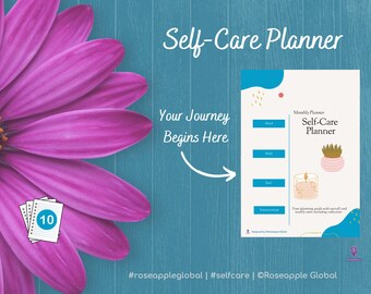 Self-Care Planner: Wellness & Reflection Activities (Digital Download)