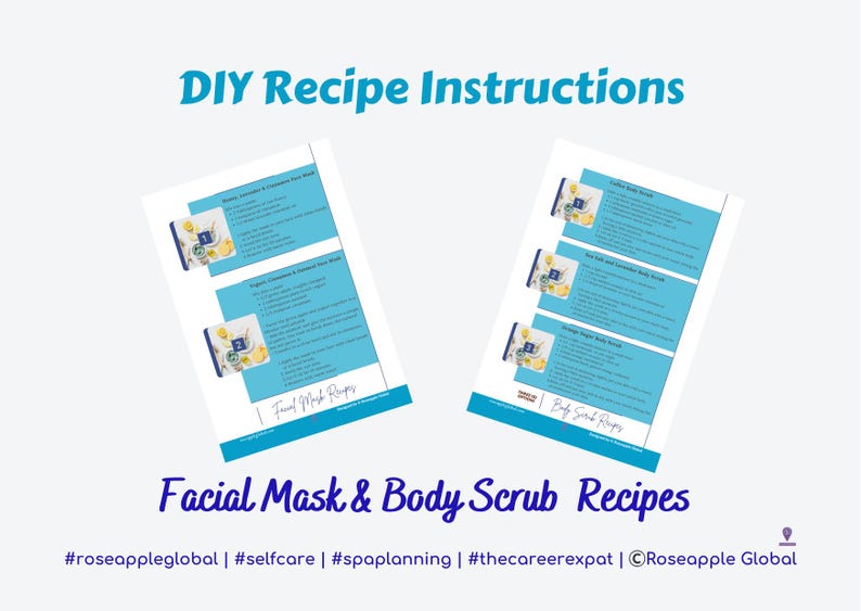 DIY Home Spa Day Planner: Printable Self-Care Tool | At-Home Spa Experience | (Instant Digital Download) image 7