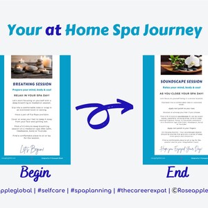 DIY Home Spa Day Planner: Printable Self-Care Tool | At-Home Spa Experience | (Instant Digital Download) image 5