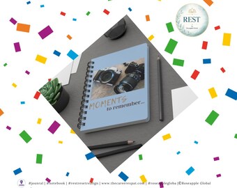 Moments to Remember Journal | Capture Life Moments | Spiral Bound  Keepsake Notebook