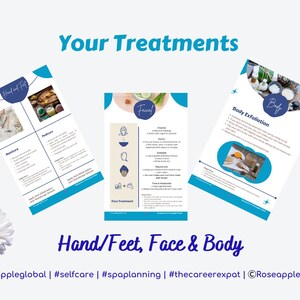 DIY Home Spa Day Planner: Printable Self-Care Tool | At-Home Spa Experience | (Instant Digital Download) image 6