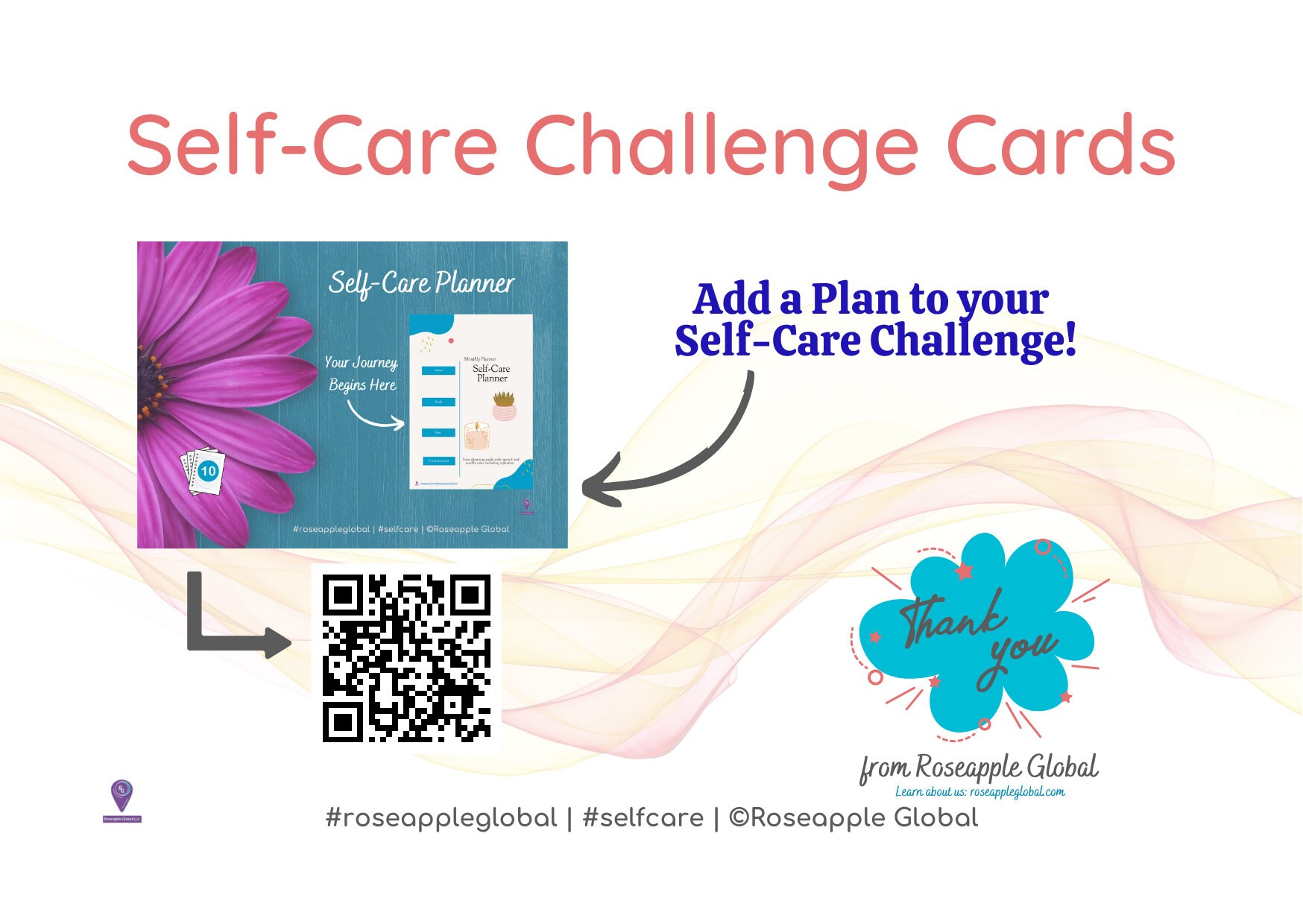 Printable Self-care Card Deck | Self-care Cards | Self-care Challenge ...