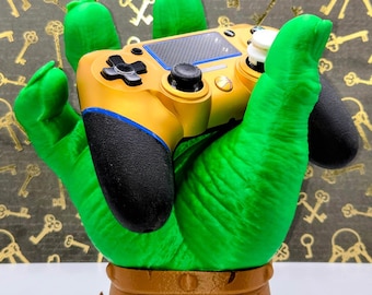 Suporte gigante verde para controle manual