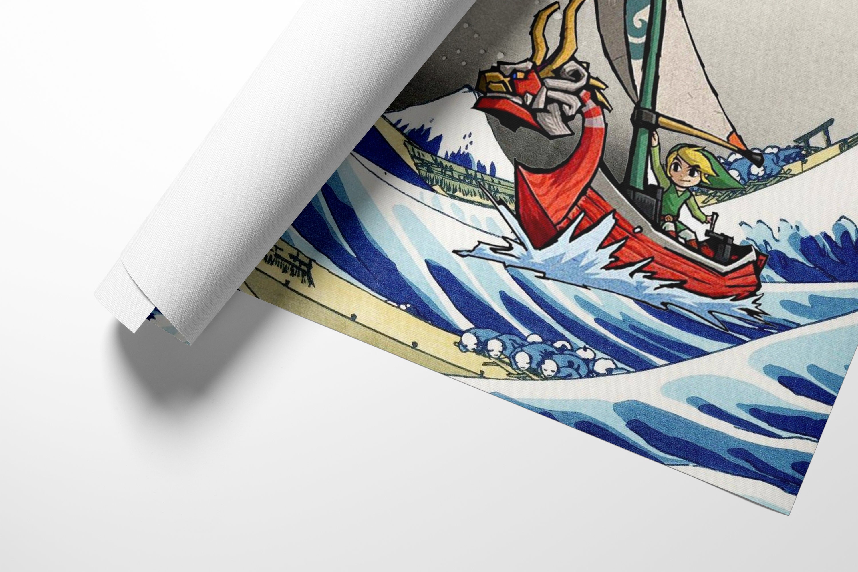 The Great Wave Zelda the Legend of Zelda Windwaker the Great Etsy