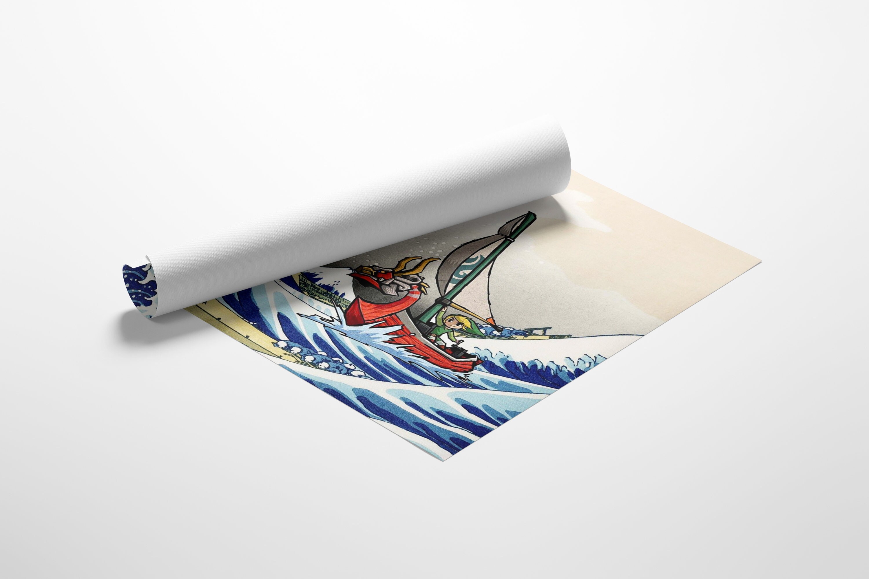 The Great Wave Zelda the Legend of Zelda Windwaker the Great Etsy