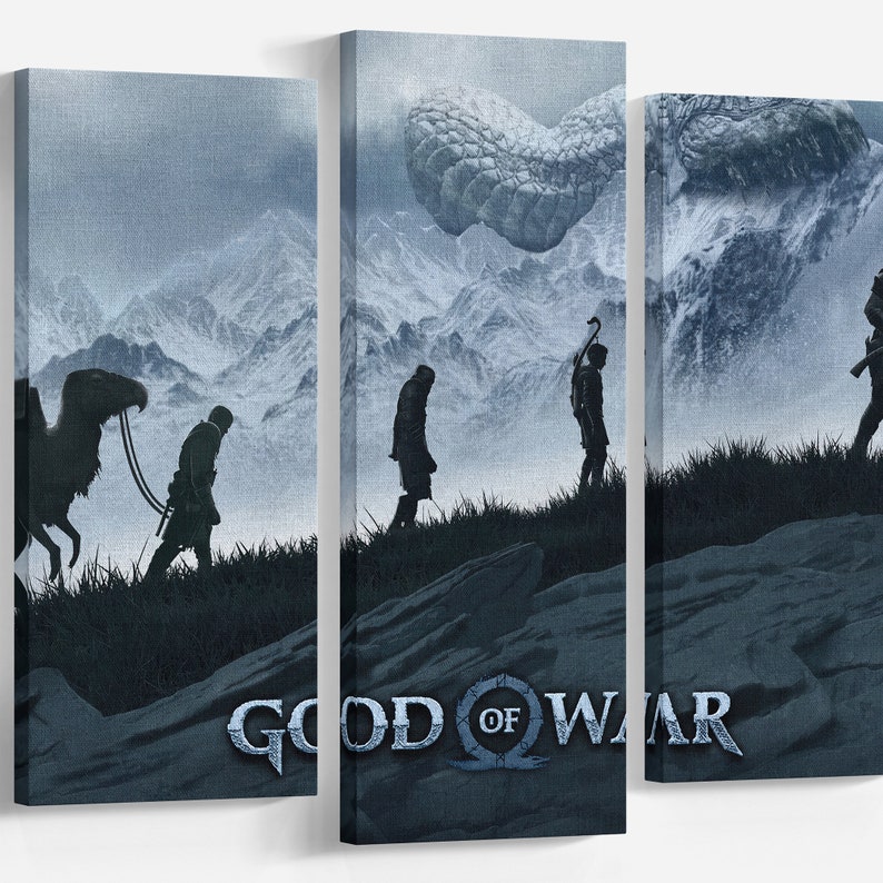 God of War Ragnarök Poster God of War Wall Decor Gaming Etsy México