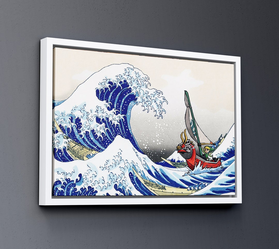The Great Wave Zelda, the Legend of Zelda Windwaker, the Great Wave off