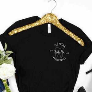 Custom Dental Shirt, Personalized Dentistry T Shirt, Dental Assistant Hygienist, Dentist TShirt, Orthodontist T-Shirt, dentist gift