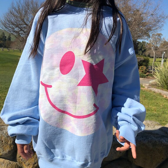 Light Blue Sweatshirt Oversized 