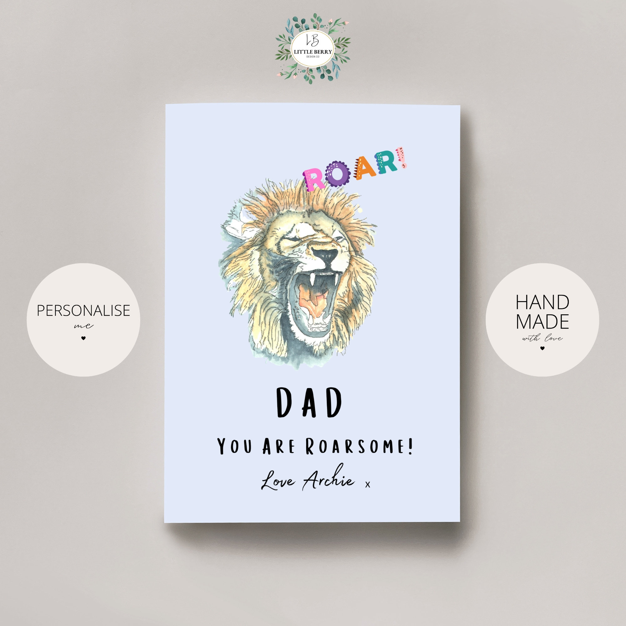 Dad You Are Roarsome Father's Day Card – Evercarts