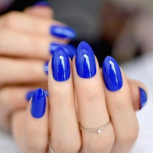 Short Almond Press on Nails - Etsy