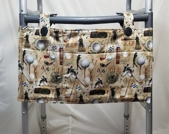 Golfing Print Walker Bag