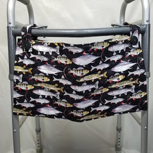 Perch and Salmon Fish Walker Bag