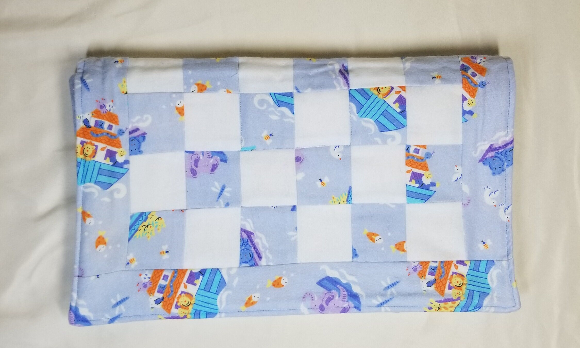 Noah's Ark Quilted Baby Changing Pad Etsy