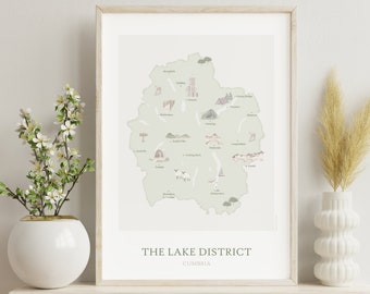 Lake District Print | Etsy UK
