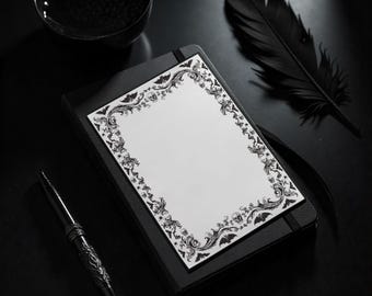 Skull Bat Spider Post-it® Sticky Notes Gothic Notepad Creepy Spooky Stationery Teacher Student Office