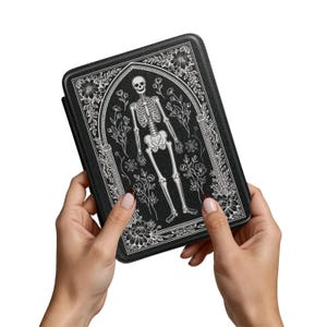 Gothic Skeleton Floral  Kindle E-reader Cover Protector Case Cover