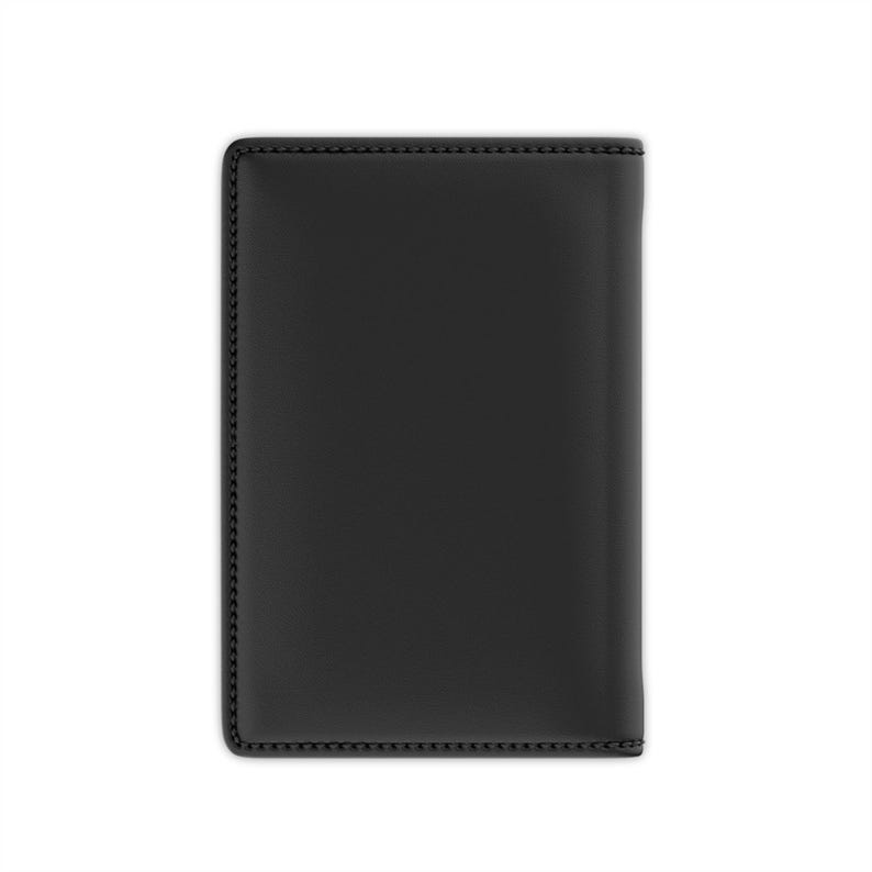 Gothic Ghost Black Passport Cover Holder Protector | Faux Leather Travel Wallet Gothic Luggage Accessories Goth Gift Idea Travel Organizer image 5