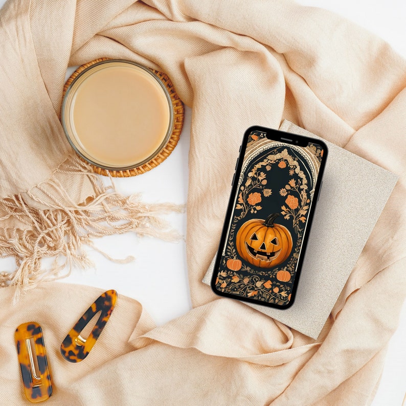 Jack O' Lantern Telefon Hintergrundbilder Aesthetic Home Lock Screen