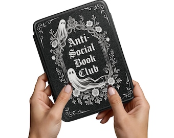 Gothic Ghost Kindle Case Goth Black E-reader Tablet Cover Protector Sleeve