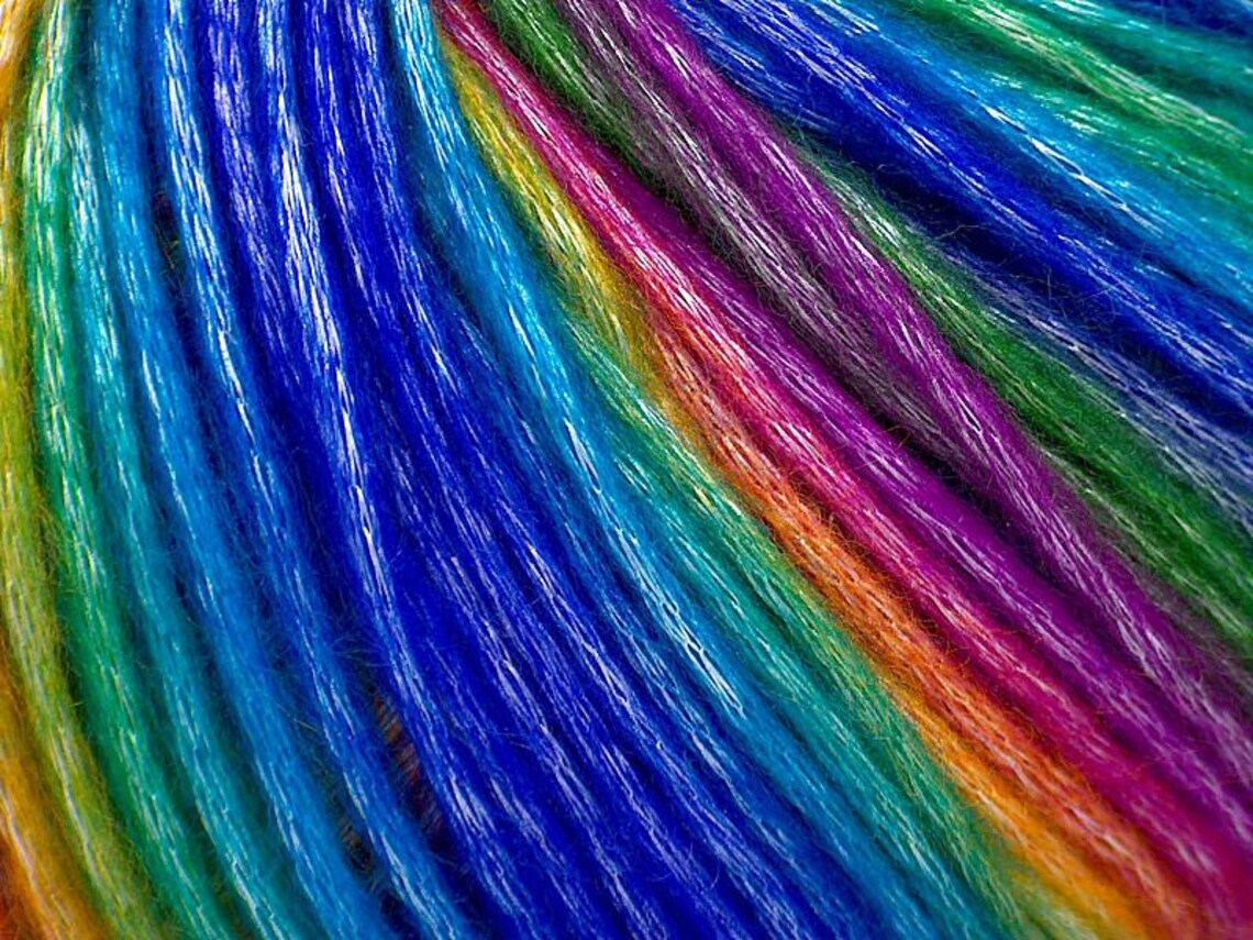 Ice Yarns Picasso Yarn Rainbow 50g 115m 4medium Soft Shiny Etsy