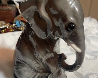 Vintage 1950's-1960's Elephant night light lamp