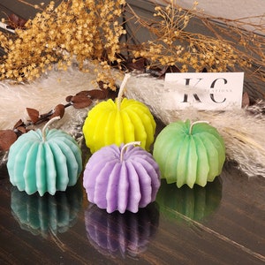 Barrel Cactus Candle-Cactus Candle-Barrel Cactus-Candles-Small Candle-Candle Gift-Bridemaids Gifts-Cactus Themed- Cactus Party Favors
