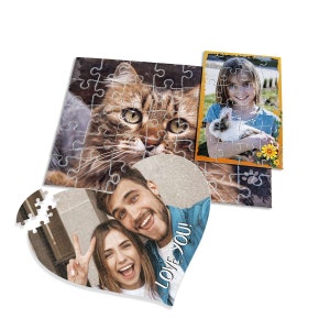 Kartonpuzzle rahmenlos | diverse Größen Sublimation