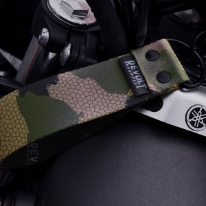 Pulsera de llavero, Llavero para coches, motocicletas, Cordón para llaves, Llavero de camuflaje militar