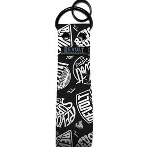 Llavero de pulsera, llavero para coches, motos, cordón para llaves, llavero con logos revolt